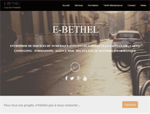 Tablet Screenshot of e-bethel.com